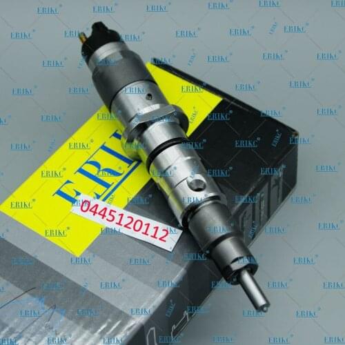 ERIKC 0445120112 Car Fuel Injector 0 445 120 112 High Pressure Diesel Cr Injection 0445 120 112for CASE CUMMINS 87581565 4940439
