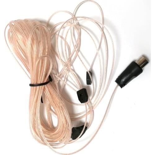 FM antenna connector aerial dipole HD radio connecting cord cable 5meters 75 Ohm for stereo NEW