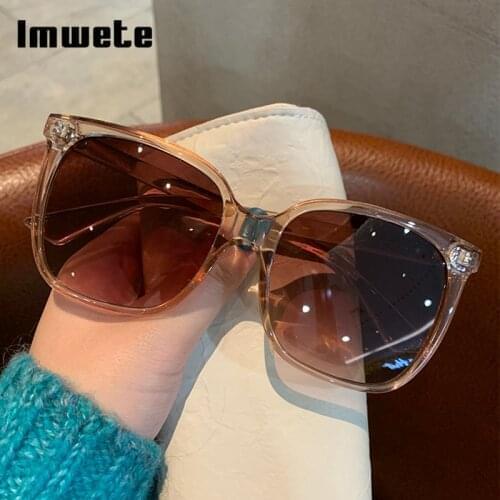 Imwete Luxury Womens Mens Sunglasses Fashion Outdoor Goggles Vintage Square Sun Glasses Classic Retro Eyeglasses uv400 mirror