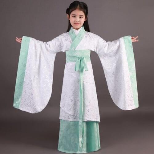 Classical Chinese Folk Dance National Costume China Dance Costumes Children Traditional Ancient Chinese Clothing Kids Girl