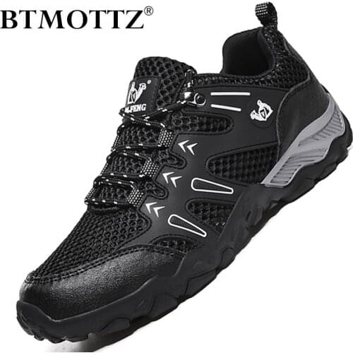 Fashion Mesh Men Shoes Lightweight Sneakers Mens Casual Walking Shoes Breathable Lace-up Mens Gym Trainers Zapatillas Hombre