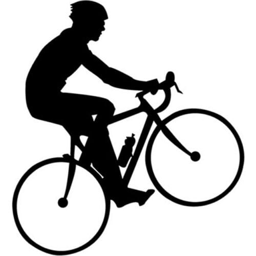 Car Sticker Hobby Road Riding Motorcycle Car Decoration Accessories Decal Waterproof Cover Scratch Black/white, 15cm*14cm