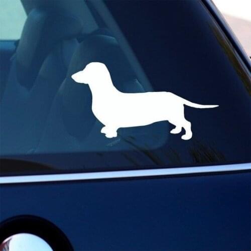 Dachshund Decal, Dog Sticker for Laptop 12.5x7.5cm