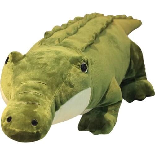 New Hot Simulation Crocodile Plush Pillow Toy Soft Stuffed Cartoon Animal Shape Alligator Doll Home Decoration Children Gifts