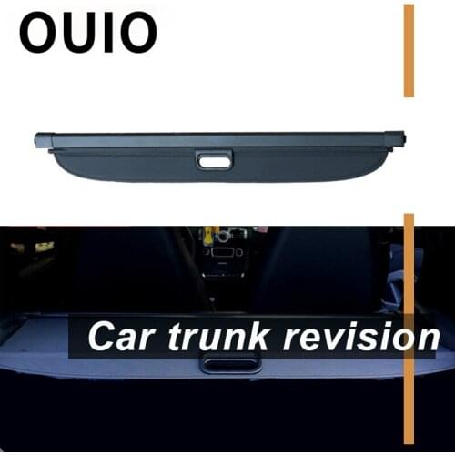 OUIO 1Set Car Rear Trunk Cargo Cover For Mercedes Benz ML 350 2012-2018 Styling Security Shield Shade Retractable accessories