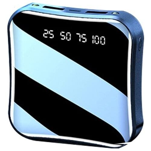 Mini Power Bank 30000mAh 2USB LED Display Portable External Battery Charger One-way Quick Charge High-capacity Mobile for Phone