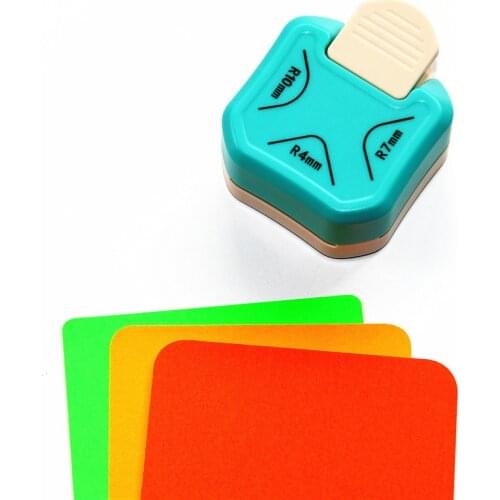 3-in-1 Mini Corner Rounder Punch R4/R7/R10mm Round Corner Cutter for Card Photo Paper Pouches