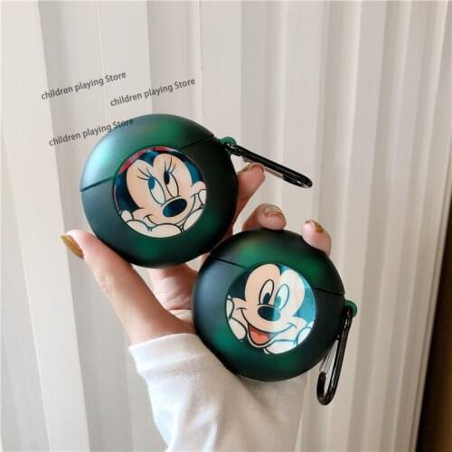 Disney Mickey Mouse Silicone Case for Iphone Airpods 1/2/3 Cover Protective Cartoon Earphone Case Headphones Cases Protective
