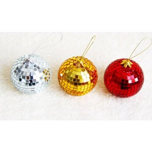 Glass ball Mirror ball Flash ball Christmas ball Stage ball Reflective ball Window decoration ball