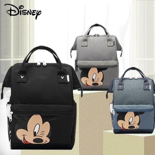 Disney Mickey Mouse Diaper Bag Fashion Mummy Maternity Nappy Bag Large Capacity Travel Baby Bags For Mom Multifunctional Wet Bag