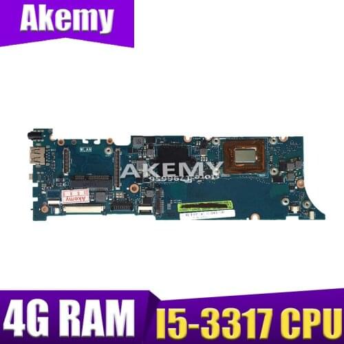TAICHI21 With I5-3317CPU 4GB RAM mainboard For ASUS TAICHI 21 Laptop motherboard MAIN BOARD 100% Tested Working free shipping