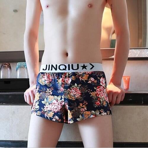 Sexy 2019 Fashion New Men Breathable Nylon Built in pouch Underwear Sexy Shorts Boxer Shorts Men Underpants Size M L XL XXL