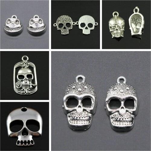 Malzahar Skull Charms diy jewelry bracelet charms for jewelry making kit accessories