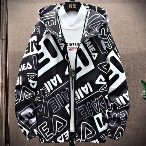 2021 Hot Sale Windbreaker Jacket Men Autumn Outdoor Hooded Jacket Men Large Size Streetwear Zipper Jacket Brand Clothing