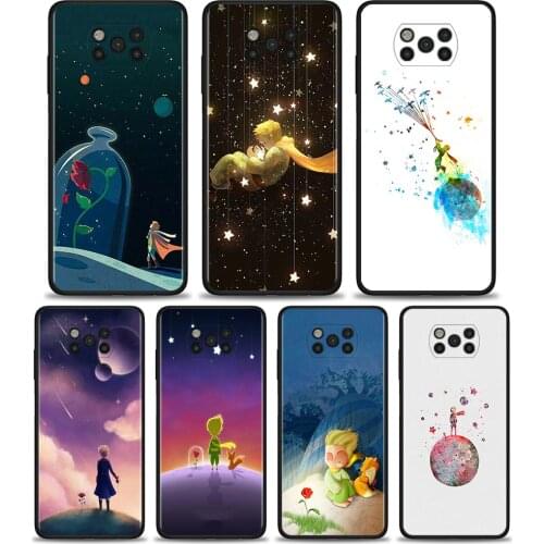Back Case for Xiaomi Poco X3 NFC X3 Pro F1 F3 M3 TPU Cover for Redmi Note 8 8T 9 9T 9S 10 Pro Soft Phone Shell The Little Prince
