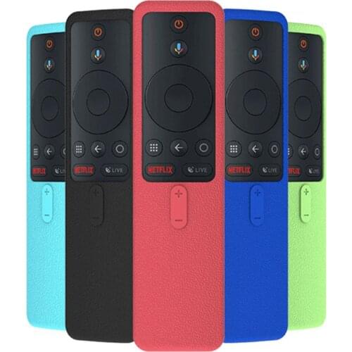 Protective Cover Soft Silicone Skin Remote Control Case Anti-Slip Shockproof Replacement for Xiaomi Mi Box S Controlle