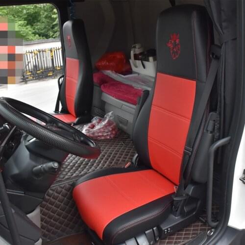 1×Seat Cover Special for Heavy Truck Scania Series G S R P TractorLorry Interior Microfiber Leather Accessories Four Seasons