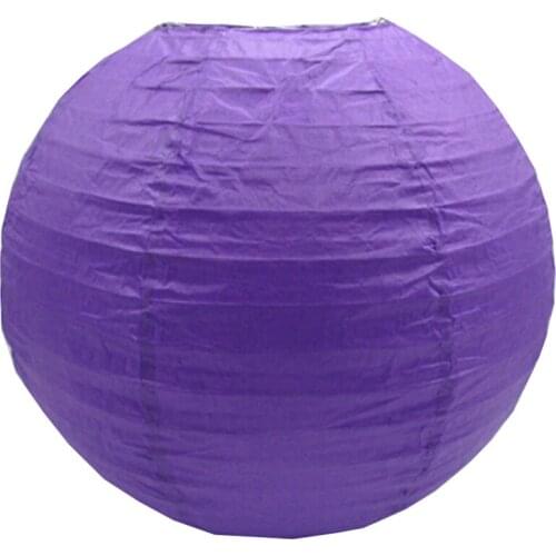 10pcs purple traditional Chinese Hanging Paper Lantern party decorative Lamp
