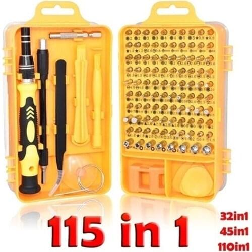 115/32/13 in 1 Screwdriver Set with Storage Case Portable Chrome Vanadium Steel Electrician Precision Repair Tool For phone