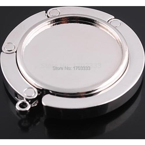 2016 NEW BLANK Folding Purse Hook DIY Handbag Holder Bag Hanger for Restaurant Dinning Wedding Party Event Table