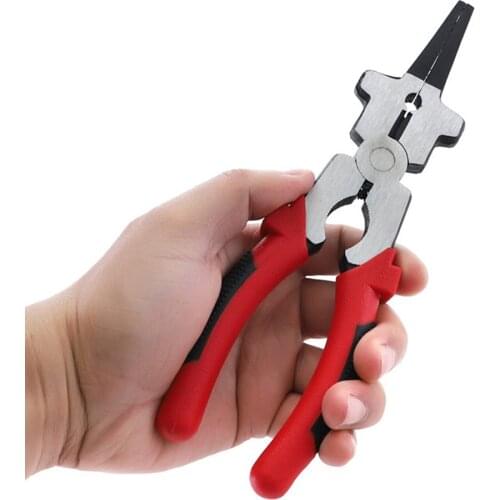 8" Multi-Function Welding Pliers for MIG Welder Torch Nozzle Spatter Cleaning TIP Installation Removing Wire Cutting