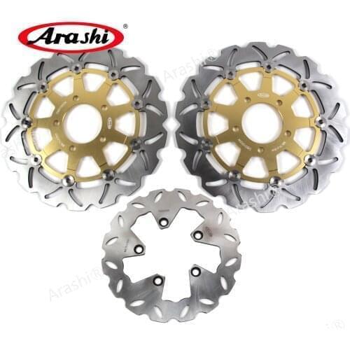 Arashi 1 Set GSX For SUZUKI GSX 600 F 2004-2006 CNC Front Rear Brake Disc Brake Rotors GSX-F 600 GSX600F 2004 2005 2006