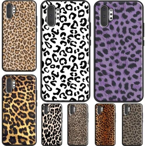 Leopard Print Case For Samsung Galaxy S21 Ultra Note 20 Note 10 Plus S8 S9 S10 Plus S10e S20 FE Cover