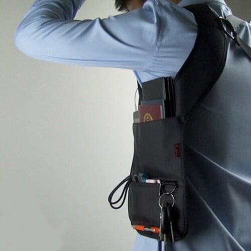 Anti Theft Secret Agent Bag Hidden Underarm Shoulder Bag Holster Wallet Armpit Case Men Secret Agent Service Bag Anti Theft Bag