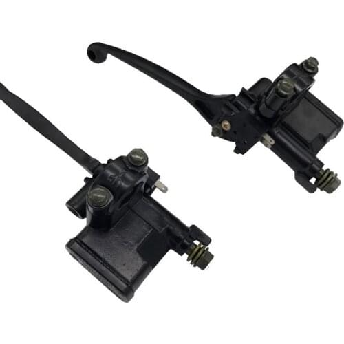 Front Brake Master Cylinder Lever Pump Electric Motorcycle Scooter Brake Pumps Front and Rear Disc Hydraulic Brake Pump