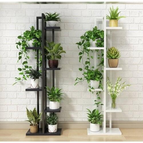 Living room TV ark both sides be born flower frame individual character corner of northern Europe wind plant pot