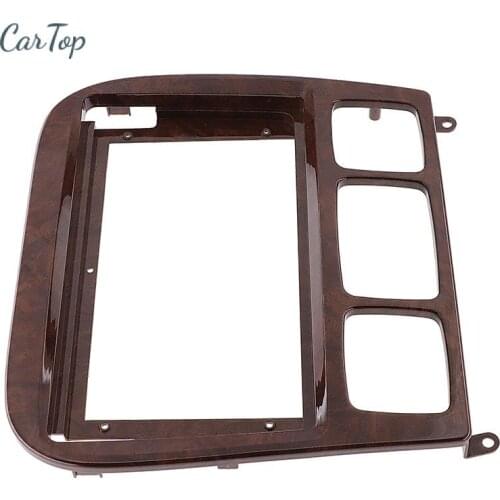 GPS Adaptor Frame Stereo Radio Multimedia Player Panel Bezel For Mercedes Benz S Class W220 2006+ 9 Inch Double Din Car Fascia