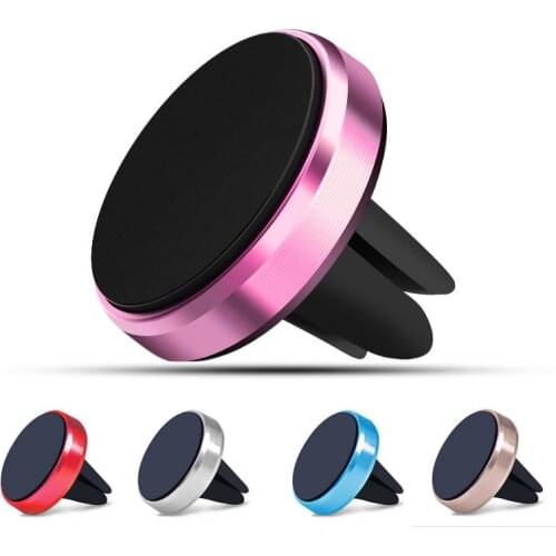 2021 New Mini GPS Holder Air Vent Mount Magnet Cell Phone Stand Holder Universal Car Phone Holder For iPhone 12 11 Samsung S20