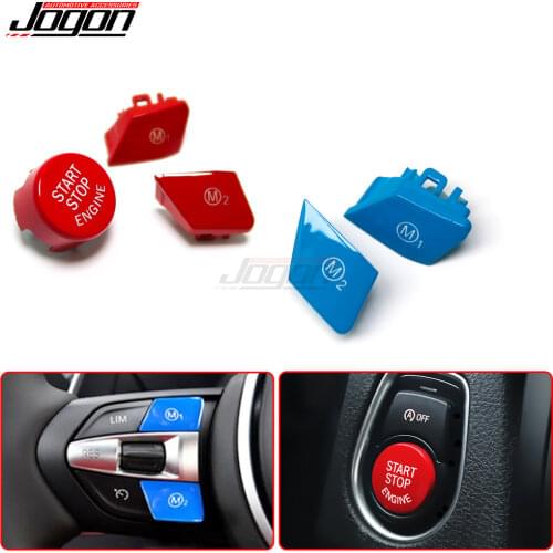 Translucent Sport Steering Wheel M1 M2 Switch Replace Button For BMW M3 M4 M5 M6 X5M X6M F80 F82 F83 F10 F06 F15 F16