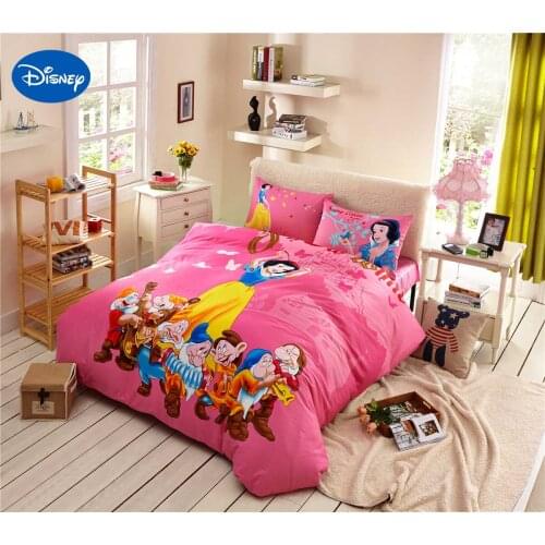 Pink princess bedding twin size quilt duvet cover for girls bed set cotton coverlets queen single linens king Childrens kids 3d