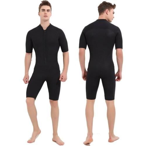 SBART 3MM Neoprene Wetsuits Men for Swimming Scuba Diving Surf Mergulho Equipment One piece Short Sleeve Wet Suit Triathlon N