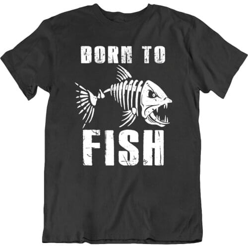 Unique Fishbone Design Birthdays Fathers Day Fishman Angler T-Shirt. Summer Cotton O-Neck Short Sleeve Mens T Shirt New S-3XL