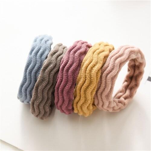 10pcs/bag Women High Quality Simple Basic Elastic Hair Rubebr Bands Hair Accessories For Girls Hair Tie Gum Scrunchies Wholesale