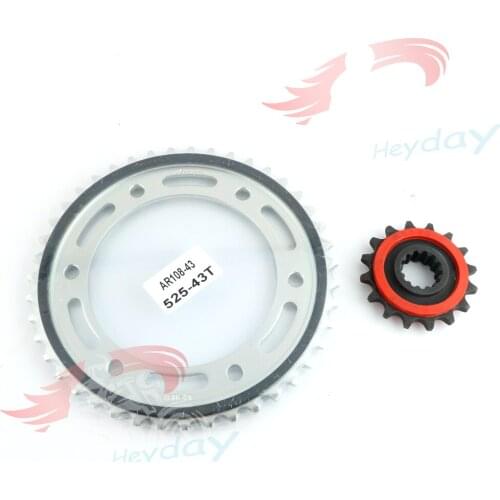 Motorcycle Sprocket Is Suitable For HONDA CBR1000RR 2017-2018 17 18 Front Rear Sprocket High-Quality Hardened Gear
