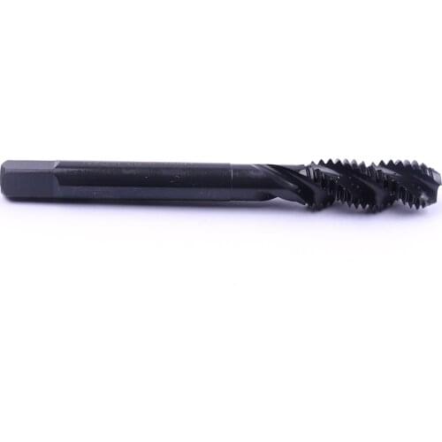 1pcs M6*1.25mm Nitriding HSS Spiral Flute Metric Machine Tap Right Hand Thread Drills
