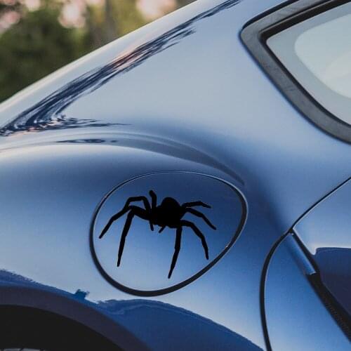 10.2CMx7.6CM Vivid Spider Car Sticker Heart Venom Animal Car Window Styling Decals Vinyl Reflective Car Decal Decal