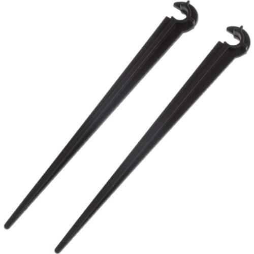 100Pcs 11mm Hook Fixed Stems Support Holder for 4/7mm Drip Irrigation Water Hose