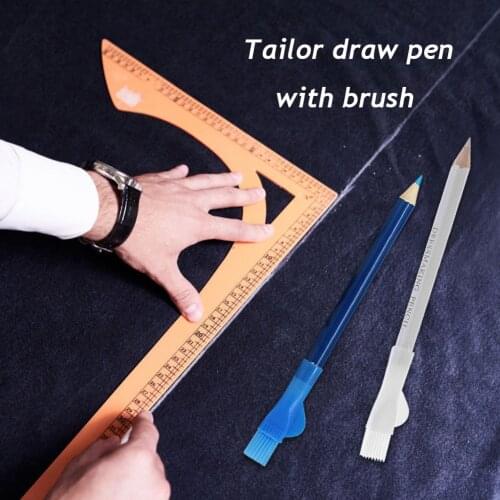 2pcs Water Erasable Tailor Chalk Pencil Marker Pen DIY Dressmaker Garment Clothing Patchwork Crafts Sewing Accessories