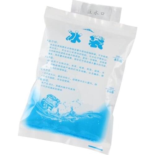 5Pcs/set Cheap Insulated in-customized Reusable Dry Cold Ice Pack Gel Cooler Bag For Lunch Box Food Cans Wine Medical