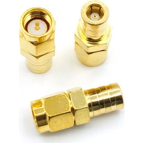50pcs/100PCS SMA male plug to SMB female straight RF connector
