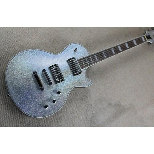 6-string electric guitar big grain flash silver body free delivery
