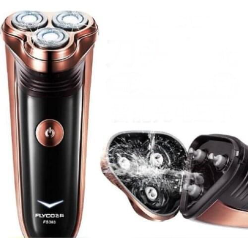 FLYCO FS363 Electric Shaver Mens Razor Beard Trimmer Rechargeable Shaver 3D Smart Razor LED Display Men Mustache Shaver