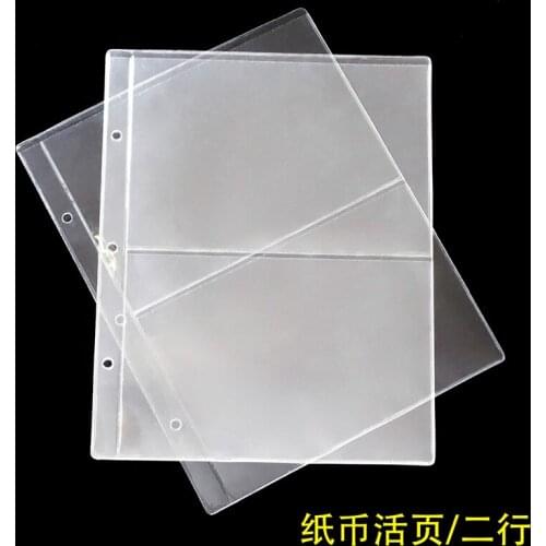 CA10 paper money album loose-leaf can hold Large size banknotes 10pcs/lot
