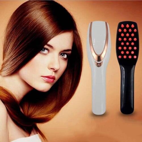 Electric Pro Hair Care Phototherapy Massager Comb Tool Acoustic Vibration Hair Brush IPL Nursing Laser Scalp Hair Anti Hair Loss