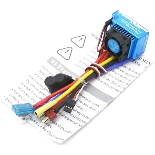 Waterproof 45A/60A/80A/120A Brushless ESC Electric Speed Controller For 1/8 1/10 1/12 RC Car Crawler RC Boat Part