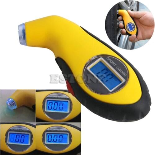 1PC LCD Digital Tire Tyre Air Pressure Gauge Tester Tool For Auto Motorcycle